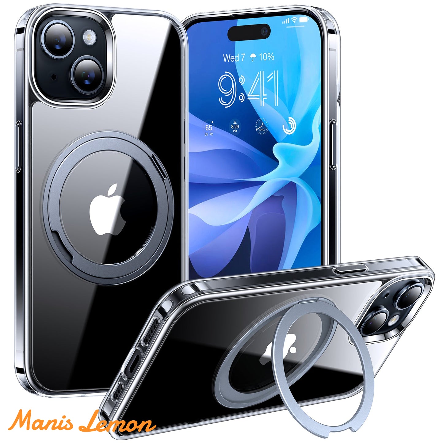 iPhone 15 Pro Max Ostand R Magsafe Case with 360° Rotated Stand