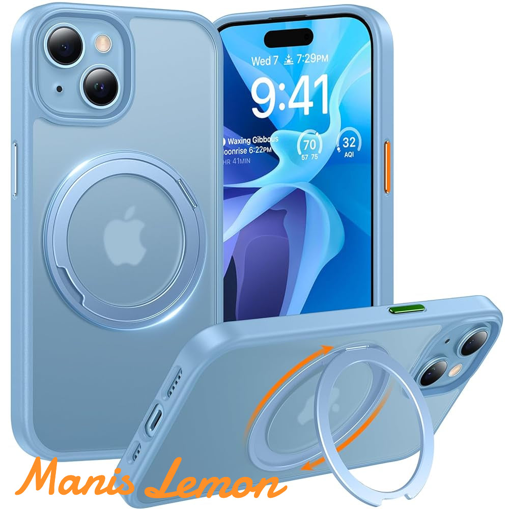 iPhone 15 Pro Max Ostand R Magsafe Case with 360° Rotated Stand